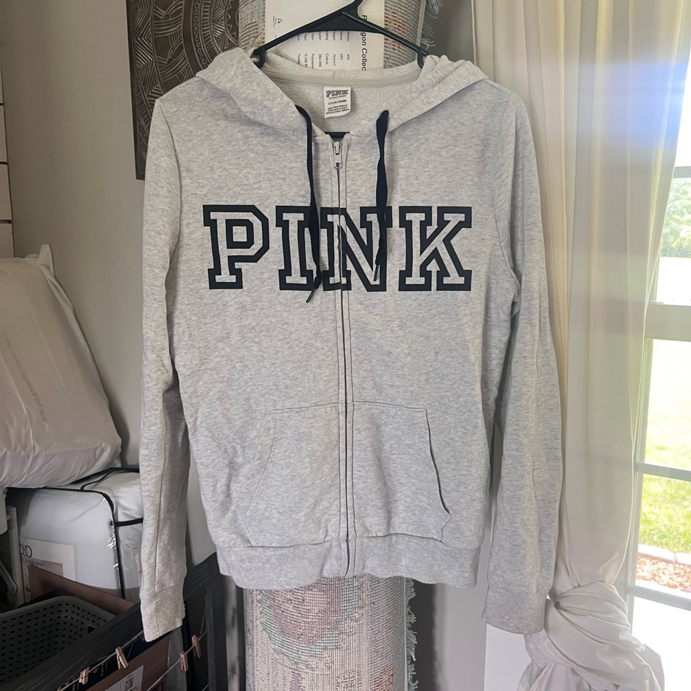 Victoria's Secret Gray Zip-Up Jacket